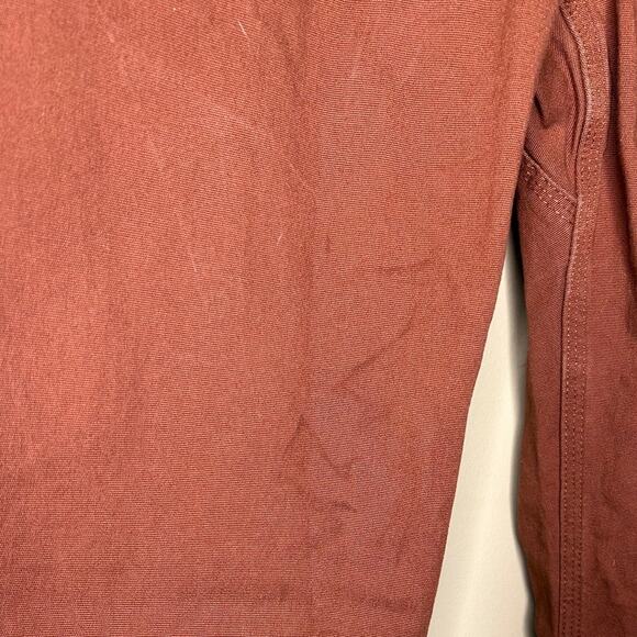 Duluth Trading Flex Fire Hose Cargo Work Pants Rust Brown Mens 40 x 32 - Picture 4 of 9